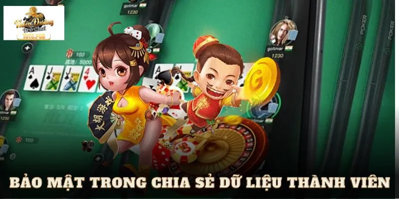 Bảo mật trong chia sẻ dữ liệu thành viên 